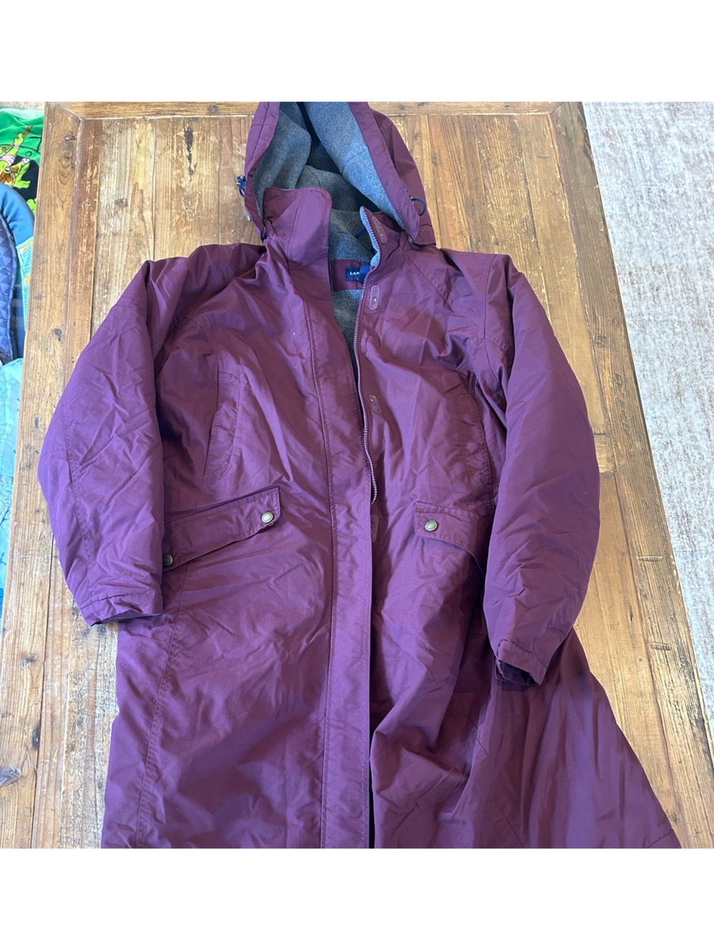 Lands' End Winter Jacket in Plum